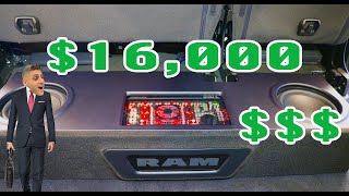 2020 Ram 1500 Quality Sound System Helix Brax Audison 16000 Complete [upl. by Acima777]