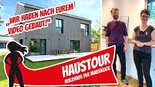 Holzhaus per Mausklick Gesund wohnen so einfach wie nie  Baufritz  Haustour  Hausbau Helden [upl. by Cyb604]