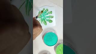 Polymer clay leaf wall decor art polymerclay artandcraft claycrafts diy clay polymercraft [upl. by Pegma]