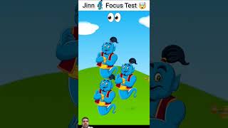 focus test for genius 🧠🤯  find the jinn 😰 cartoon jinn focustestbraintest [upl. by Plunkett]