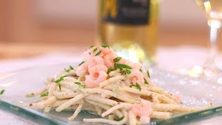 Celery Root and Green Apple Remoulade with Bay Shrimp Recipe [upl. by Etnad]