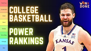 College Basketball Power Rankings  NCAA Basketball AP Poll [upl. by Animsaj]