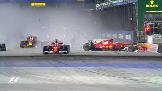 F1 Top 10 Dramatic Moments Of 2017 [upl. by Kenji]