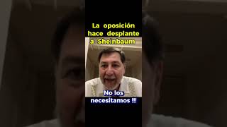 La oposición hace desplante a la Presidenta Sheinbaum No los necesitamos 💪👏👍 [upl. by Wrightson]