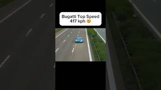 Bugatti Chiron top speed on autobahn 🇩🇪 417 kph shorts bugatti w16 [upl. by Annawal356]