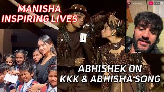 Manisha Rani On Girls Education Abhishek Instagram Live On KKK With Manisha amp Abhisha Song [upl. by Bergmans]