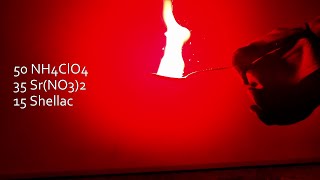 Red Fire Strontium in Pyrotechnics [upl. by Leirbaj]