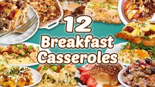 12 Easy Breakfast Casseroles  Casserole Recipe Compilation [upl. by Ecadnak]