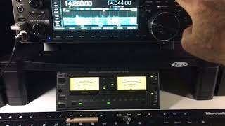 Icom PW1 “follows” the Icom 7610 [upl. by Gwenore]