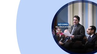 Réforme en éducation au Québec  entrevue avec le ministre Bernard Drainville [upl. by Clemens674]