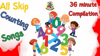 Skip Counting Songs  36Minute Compilation from Silly School Songs [upl. by Timmy135]