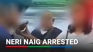 Neri Naig arrested for estafa  ABSCBN News [upl. by Tamer]