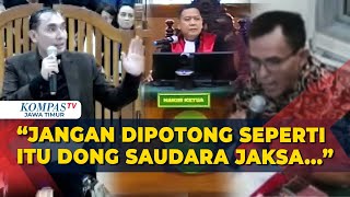 Full Perdebatan Sengit saat JPU Cecar Ahli Hukum Acara Pidana Azmi Syahputra [upl. by Adraynek]