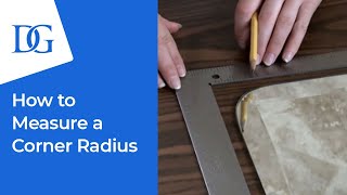 Dulles Glass  How to measure a radius corner [upl. by Jacob874]