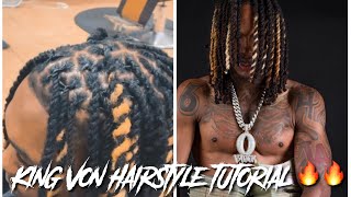 How To Get Dreads Like King Von 🔥 FULL METHOD [upl. by Post]