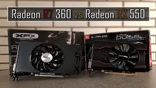 Radeon RX 550 vs Radeon R7 360  Which is the Better Casual Gaming GPU [upl. by Belden229]