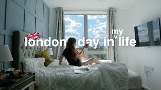 Realistic Day Living In London working exploring meeting friends [upl. by Murdocca]