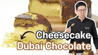 Dubai Chocolate Cheesecake  Better than the original [upl. by Ametaf]