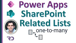 Power Apps working with SharePoint List Relationships [upl. by Huber]