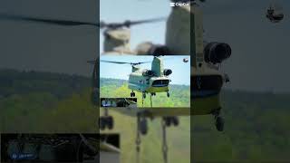 CH47 Chinook Iconic HeavyLift Helicopter planespotting helicopter boeing militaryhelicopter [upl. by Ecnarual]