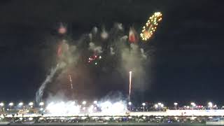 Willie Bs burnout and fireworks Daytona 2020 Coke Zero400 [upl. by Etnasa]