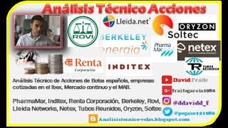 PharmaMar Inditex Renta Corp Berkeley Rovi Lleida Net Netex Tubos Reunidos Oryzon y Soltec [upl. by Scheld]