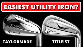 The Easiest To Hit Utility Irons  TaylorMade Stealth DHY vs Titleist U505 [upl. by Einnig]