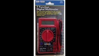 How to use a Digital Multimeter Test meter [upl. by Tnarg]