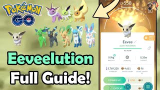 How To Evolve ALL Eevee Evolutions In Pokémon GO  Eeveelution Guide With amp Without Name Trick [upl. by Behre271]