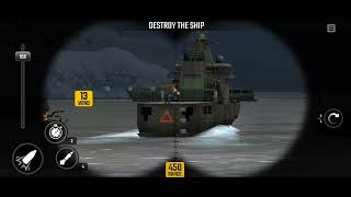 War Sniper Z7 Boss 6 General Barker Destroy The Ship [upl. by Eimrots551]