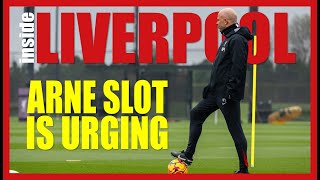 WHAT ARNE SLOT IS URGING HIS LIVERPOOL PLAYERS TO DO DURING THE UPCOMING INTERNATIONAL BREAK [upl. by Ahsaet]