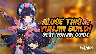 COMPLETE YUN JIN GUIDE Best Yun Jin Build  Artifacts Weapons amp Teams  Genshin Impact [upl. by Eyeleen]