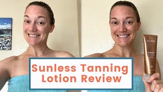 NuSkin Insta Glow SelfTanning Review   20 Off [upl. by Cerell894]