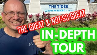 The Tides Luxury RV Resort  Palmetto FL  InDepth Tour [upl. by Thunell804]