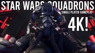 Star Wars Squadrons Single Player Gameplay in 4K [upl. by Ayota]