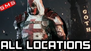 Batman Arkham Knight ALL AZRAEL LOCATIONS  ENDING [upl. by Ahsineg]