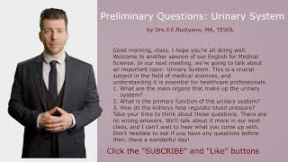 1 Preliminary Questions Urinary System [upl. by Joelie]