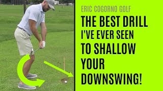 GOLF The Best Drill Ive Ever Seen To Shallow Your Downswing [upl. by Hteb]