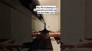 Day 151 of playing La Campanella piano [upl. by Nosaes]