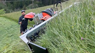 Mähen erster Schnitt 2024 mit Carraro und Ibex [upl. by Holtorf]