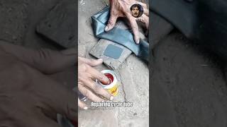 How to repair cycle tube leak। Cycle tube leak repair shorts repair cycle [upl. by Yoc]