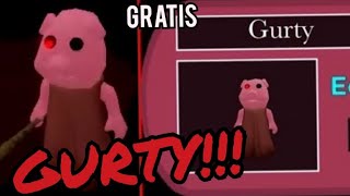 😦COMO CONSEGUIR LA SKIN DE GURTY GRATIS EN PIGGY 🐷 [upl. by Rekoob]