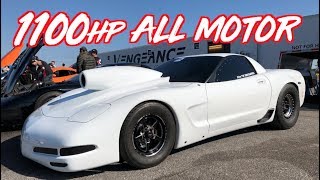 1100HP ALL MOTOR LS Corvette Worlds Fastest Naturally Aspirated LS [upl. by Aerdnahs]