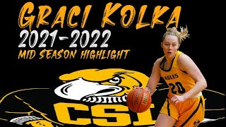 Graci Kolka 5quot8 Sophomore Highlight Mid Season [upl. by Eerized202]