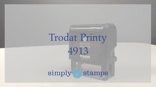 Trodat Printy 4913 [upl. by Deaner]