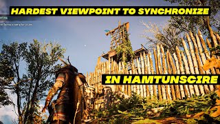 Assassins Creed Valhalla  How to Synchronize Hamtunscire Viewpoint [upl. by Akinna]