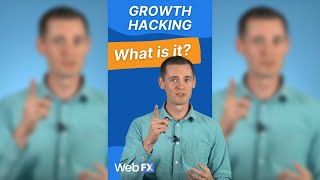 What is growth hacking A 30second explanation from WebFX Shorts [upl. by Botsford12]