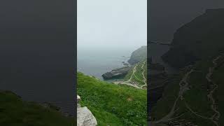 Breathtaking Coastal Vistas from Tintagel Castle Discover Scenic Masterpiece Cornwall UK shorts [upl. by Connie889]