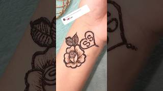 Beautiful henna tattoo ❤️ mehndi henna hennatattoo shorts viralvideo [upl. by Loria]