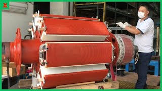 Hypnotic Manufacturing Process Of Electric Motor and Rotor Winding Machine Engine Assembly Line [upl. by Niwde126]